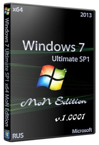 Windows 7 Максимальная SP1 x64 MoN Edition (2013) v.1.0001 [Русский]